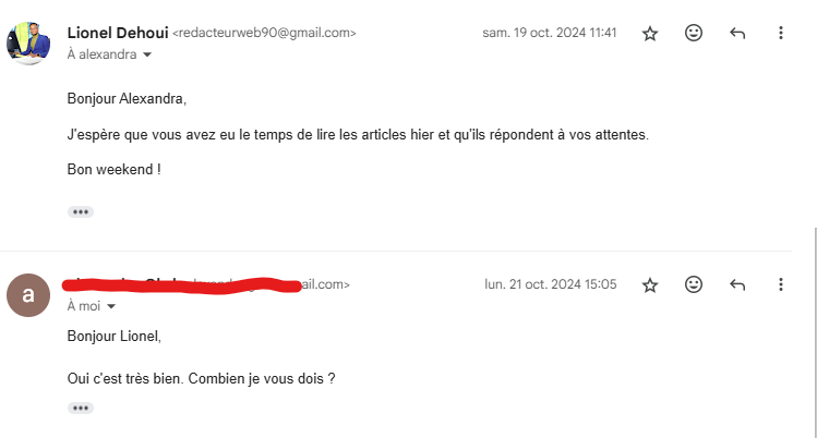 Avis client SEO rédaction Afrique