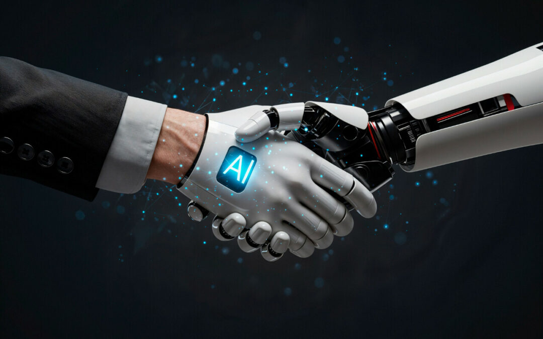 duel symbolique entre la redaction seo humaine et lintelligence artificielle pour la premiere place sur google