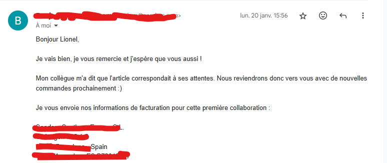 Témoignage client Rédacteur Web